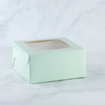 Mint Cupcake Box for 4