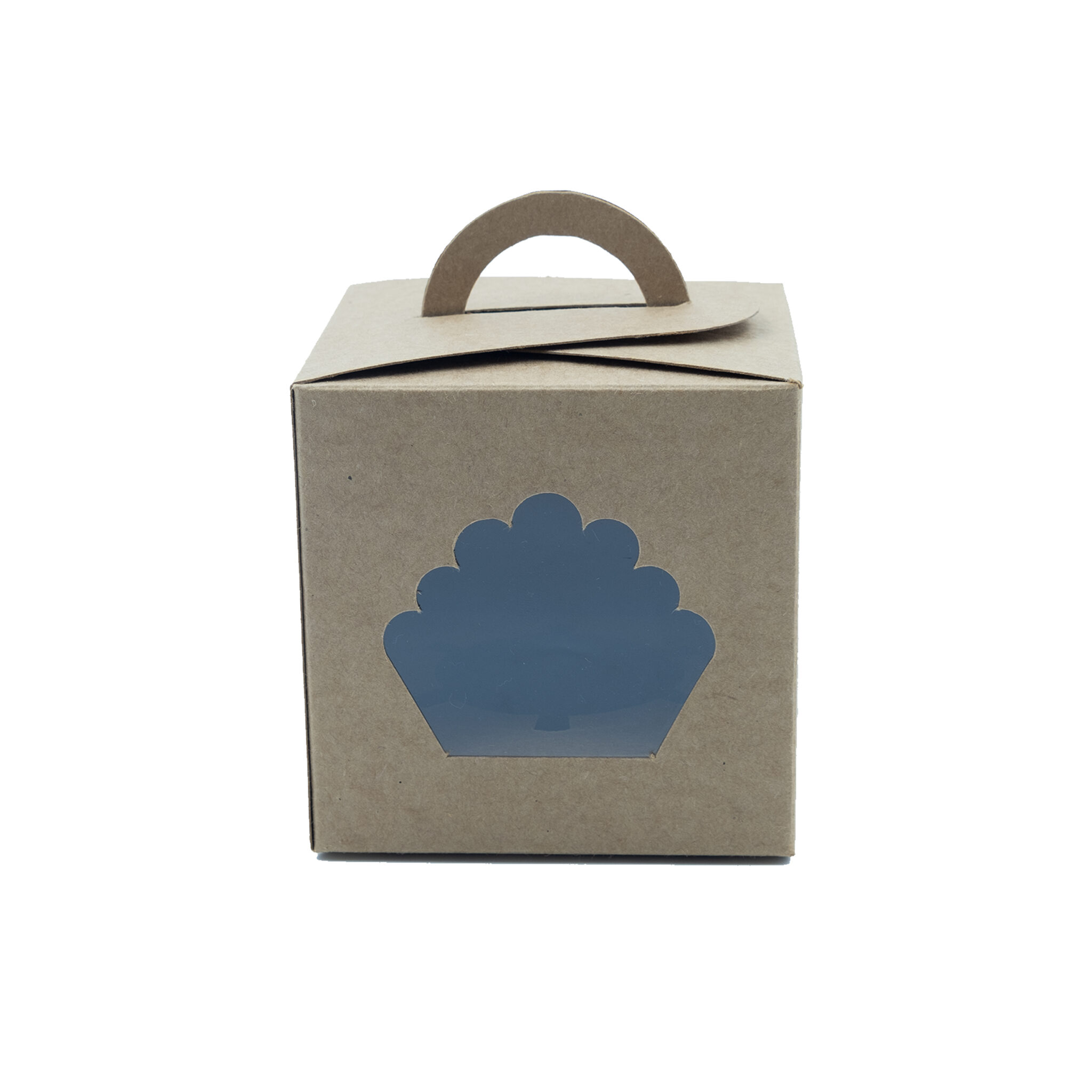 Kraft Cupcake Box for 1 Skook Pack