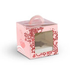 XOXO Cupcake Box for One/Jar Box